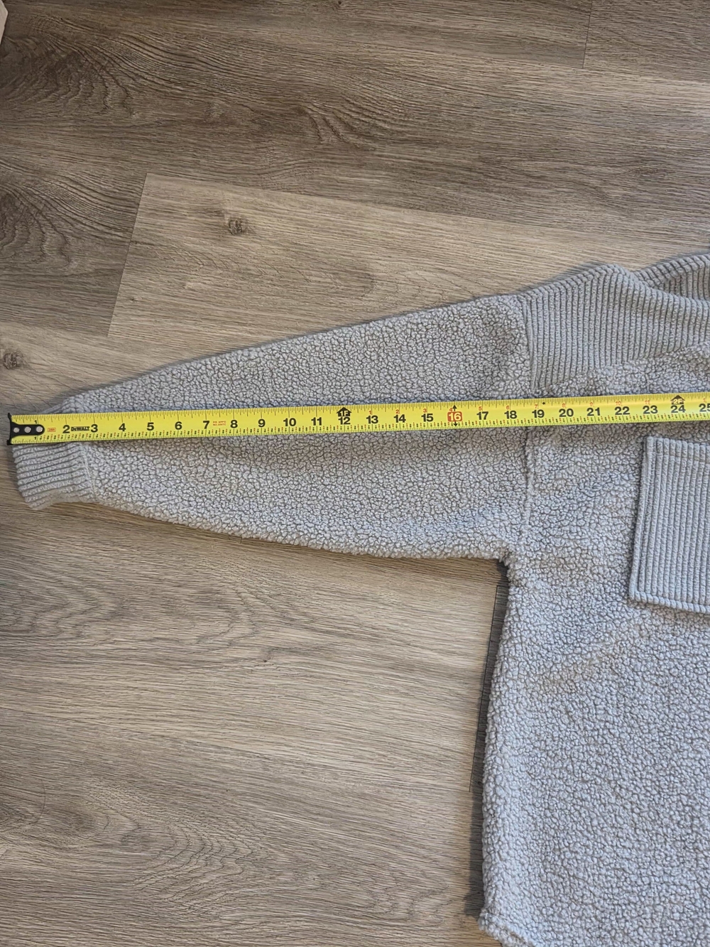 American Eagle Outfitters Light Gray Sherpa Shacket - Picture 7 of 7